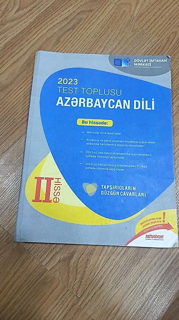 Testlər: Azərbaycan dili Testlər 11-ci sinif, DİM, 2-ci hissə, 2023 il — 1