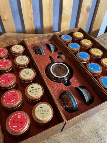 Подарки и сувениры: Кейс в 3 этажа Шикарный набор китайского чая с посудой • Подарочная — 6