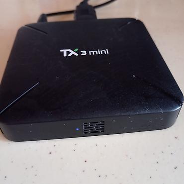 box tv: TX3 Mini Android TV Box - Model: TX3 Mini - Kompakt korpus, ön — 2