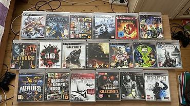 PS3 oyun diskləri toplusu Hamisi Ela veziyyede Manualli di coxsu