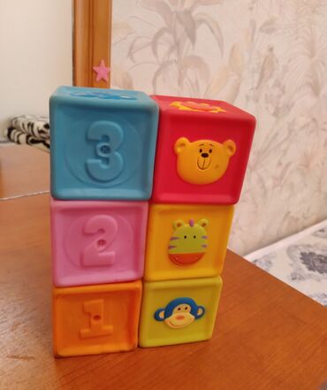 детские развивающие игрушки в Кыргызстан | Другие товары для детей: Детские кубики развивающие