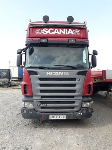 masin ucun qosqu: Scania R420,İli 2008,Meqa 120 kub,Ban növü Dartqı,Yanacaq tutumu qoşa