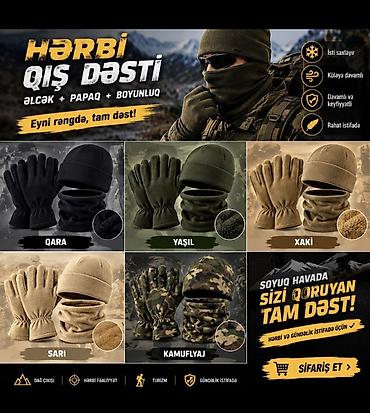 İdman dəstləri: Hərbi və outdoor geyimləri seçimi 1) Taktiki şalvar – xaki rəng - — 3