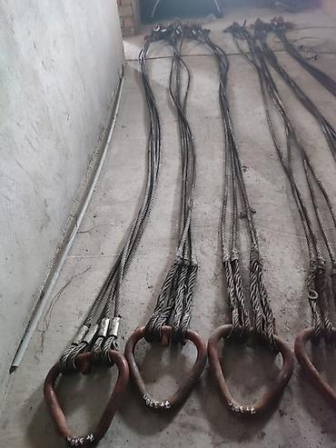 Тельферы: Стропа чалка паук удавка цепной тросовой паук чалка трос буксир ремень — 2