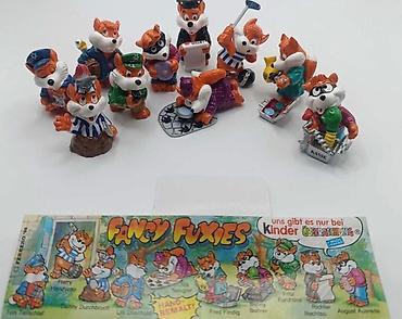 vecna kinder: Kinder Surprise Fancy Fuxies Komplekt + Original Vərəq | Vintage — 1