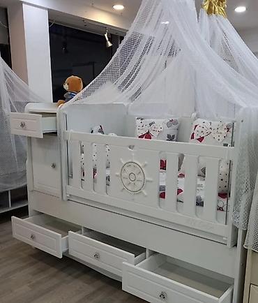kohnə mebel alan: Uşaq beşiyi – funksional kombi model Yep yeni matarasi ve tulu cox az — 1