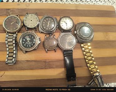 casio qol saatlari: Sovet dövrünə aid mexaniki saatlar toplusu.qədim saatlar ehtiyat — 2