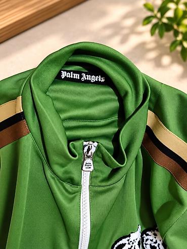 Куртки: Мужская куртка, L, Palm Angels, Б/у, цвет - Зеленый, Самовывоз — 6
