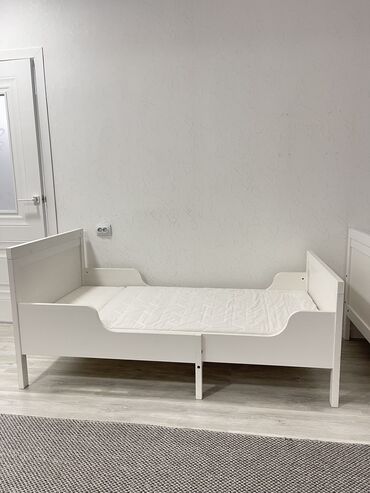 икеа мебель: Односпальная кровать, Для девочки, Для мальчика, Б/у