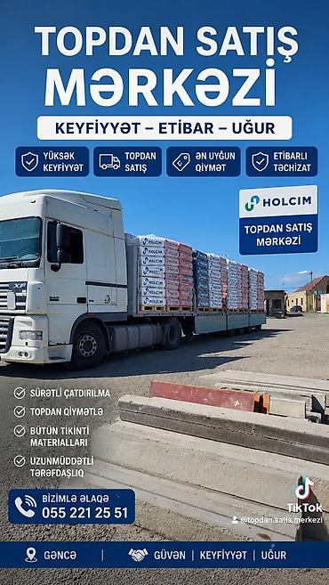 Дом и сад: Məhsul/xidmət: Holcim Topdan Satış Mərkəzi – tikinti materiallarının — 2