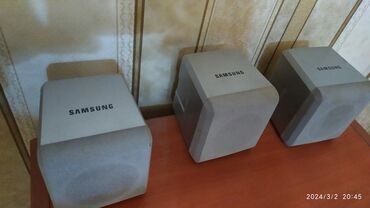samsung кинотеатр: Samsung.Ev kinoteatrı.Ela vəziyyətde.Oz pultudur.Disk,Kasset yeri
