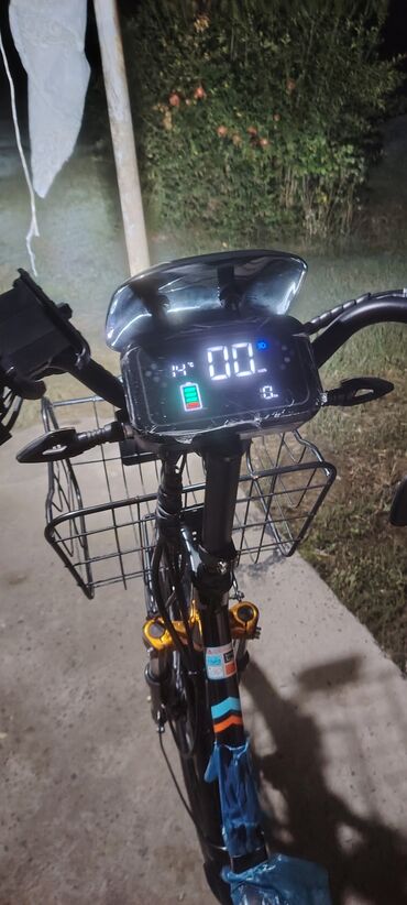 Elektrik velosipedlər: İşlənmiş Elektrik velosipedi Toba, 24", sürətlərin sayı: 1, 500-750 Vt, Ünvandan götürmə — 4