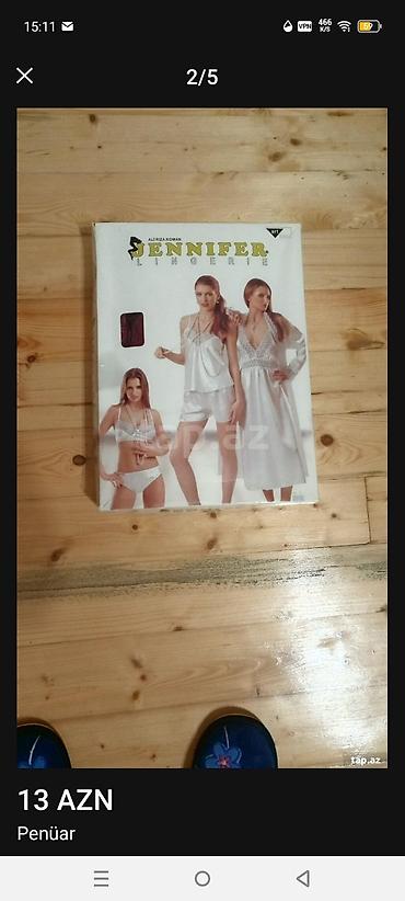 Нижнее белье: JENNIFER Lingerie markalı qadın penüarı və gecə donu dəsti. - Rəng — 1