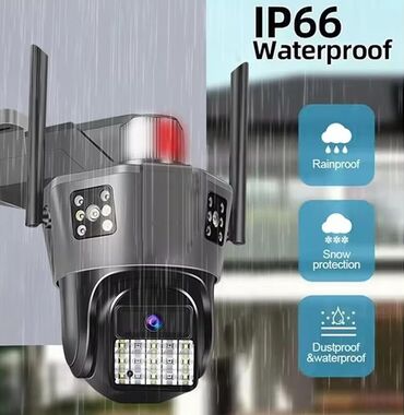 Video nadzor: PTZ iP WIFI kamera sa 3 sočiva i alarmom 10X Zoom 8MPX Wi-Fi kamera — 12
