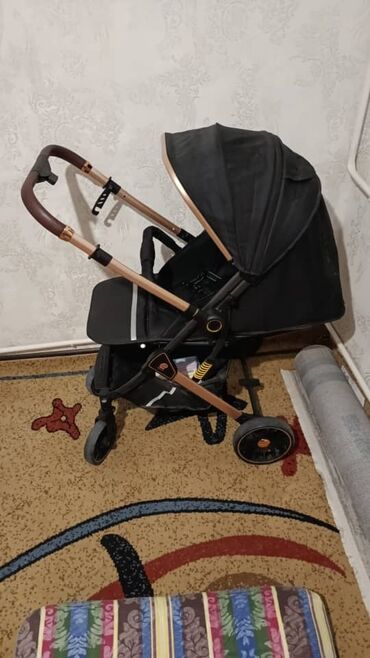 прокат велосипедов бишкек: Коляска, цвет - Черный, Б/у