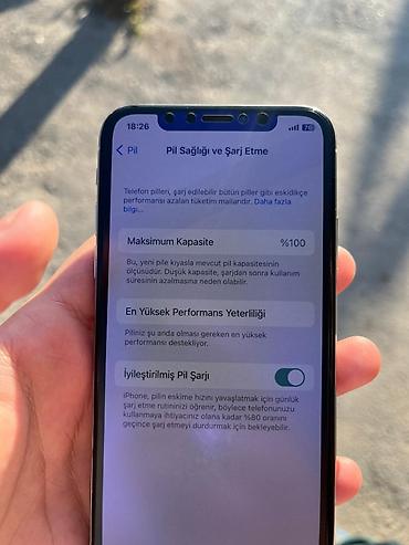Apple iPhone: IPhone X, 64 GB, Ağ — 10