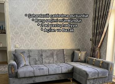Divanlar: Künc divan, Yeni, Açılan, Bazalı, Parça, Şəhərdaxili pulsuz çatdırılma — 1