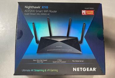 işlənmiş soyuducu satilir: NETGEAR R9000-100NAR Nighthawk X10 AD7200 802.11ac/ad Quad-Stream WiFi