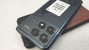 телефон поко м6: Poco X6 Pro 5G, Колдонулган, 512 ГБ, түсү - Кара, 2 SIM