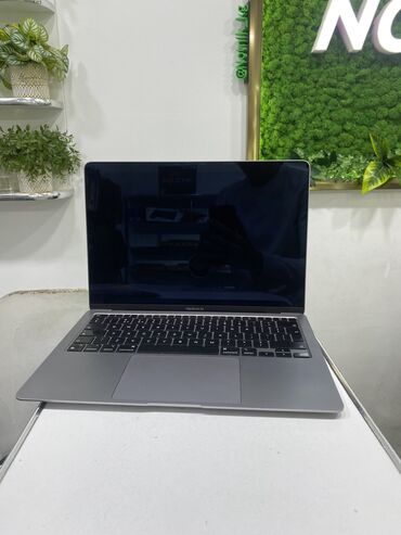офисные ноутбуки: Ноутбук, Apple, 8 ГБ ОЗУ, Apple M1, 13.3 ", Б/у, Для несложных задач, память SSD