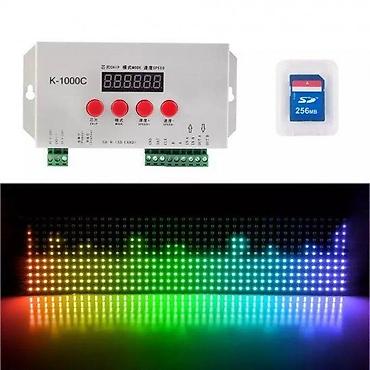 solar: K-1000c T-1000S kontroler RGB SD32GB WS2812b, 2811,APA102. K-1000C — 1