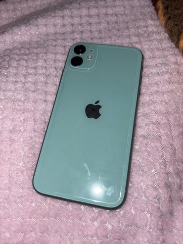 купить айфон 11 в баку: IPhone 11, 128 ГБ, Зеленый, Гарантия, Беспроводная зарядка, Face ID