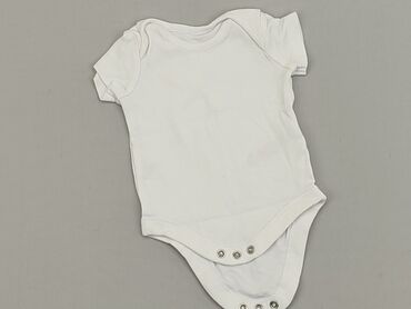 biały top na grubych ramiączkach: Body, F&F, Newborn baby, 
condition - Good