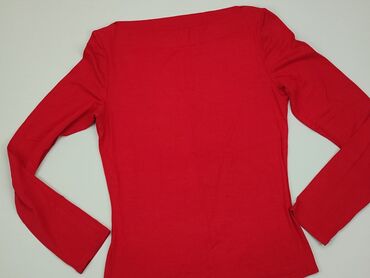 czerwona bluzki w serek: Bluzka Damska, S, stan - Dobry