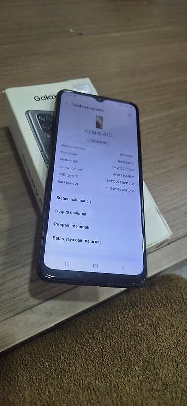 samsung a10 problemi: Samsung Galaxy A12, 64 GB, rəng - Qara, Barmaq izi — 5