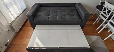 Sofe i kaučevi: Trosed na razvlacenje sa fiokom. Kupljen u Matisu pre 5 godina, veoma — 8