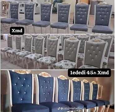 taxta pol: Mətbəx üçün, Yeni, Qatlanmayan, rəng - Göy Stul — 1