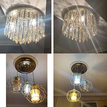 çilçıraqların qiyməti: Çılçıraq, 3 lampa, Metal — 1