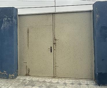 seyf demir qapi: Metal darvaza və piyada qapısı dəsti - Material: qalın metaldan — 2