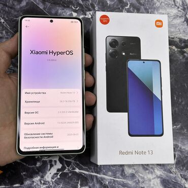 Redmi: Redmi, Redmi Note 13, Б/у, 256 ГБ, цвет - Зеленый, 2 SIM — 3