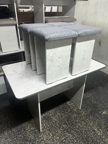 Кухонные столы и стулья: Кухонный стол и стул, Новый — 7