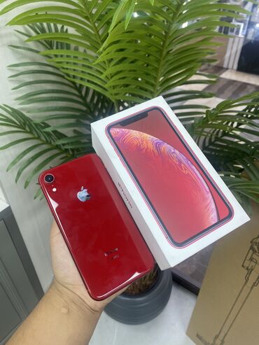 Apple iPhone: IPhone Xr, Б/у, 64 ГБ, Красный, Коробка, 92 %