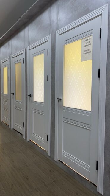 Межкомнатные двери: Межкомнатная дверь белого цвета с классическим дизайном. Подойдет для at lalafo.kg — 9 Межкомнатные двери: Межкомнатная дверь белого цвета с классическим дизайном. Подойдет для — 9