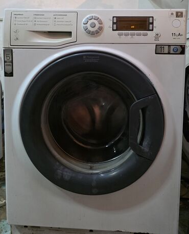 аудио касеты: Кир жуучу машина Hotpoint Ariston, Автомат, 10 кг жана андан көп, Толук өлчөм