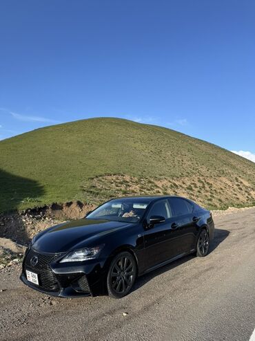 toyota camry цена бишкек: Автомобиль Lexus GS в черном цвете. Этот седан имеет стильный внешний