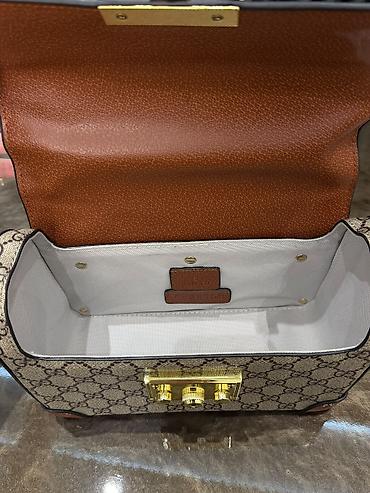 hermes cantasi: Gucci GG Supreme monoqramlı çiyin/əl çantası - Model: GG Supreme — 1
