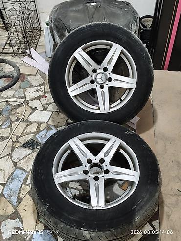 Колеса в сборе 225 / 65 / R 16, Лето, Б/у, Пара, Легковые, Литые, отверстий - 5 at lalafo.kg Колеса в сборе 225 / 65 / R 16, Лето, Б/у, Пара, Легковые, Литые, отверстий - 5