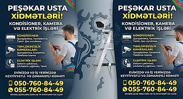 santexnik ustasi xirdalan: Peşəkar usta xidmətləri – kondisioner, təhlükəsizlik kameraları və — 1
