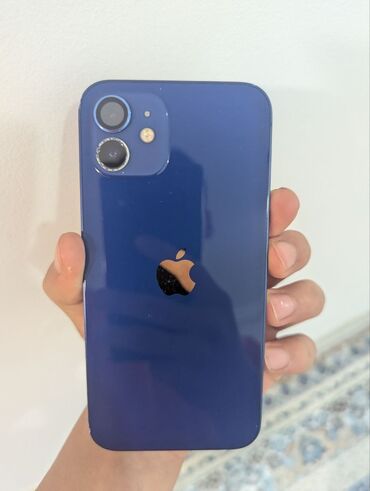 Apple iPhone: IPhone 12, Б/у, 128 ГБ, Pacific Blue, Чехол, 86 %