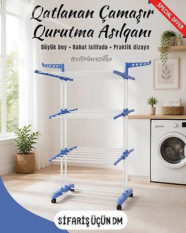 Evlərinizdə və eyvanlarınızda çamaşırlarınızı rahatlıqla qurutmaq üçün