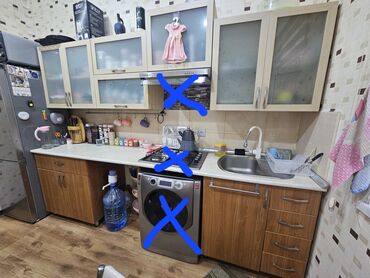hazir metbex mebelleri: Metbex mebeli uzunu 3metr mohkem matrealdandir. defekti yoxdu ustunde
