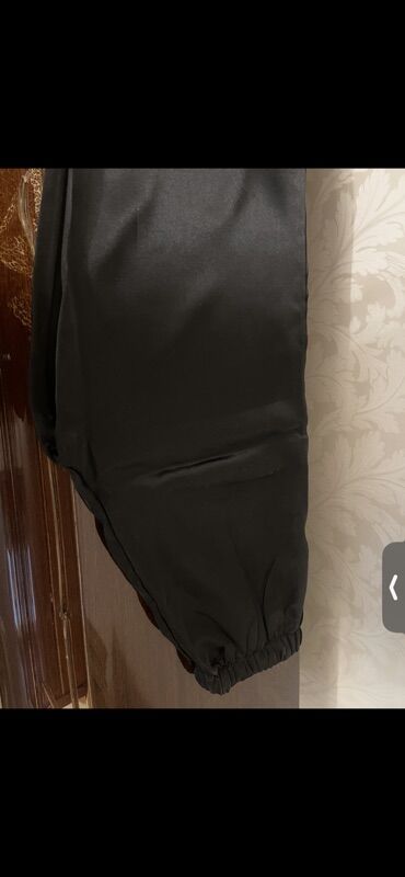 Ev geyimləri, pijamalar: AMERICAN EVENING qadın pijama dəsti - Üst: leopar naxışlı, atlas — 4