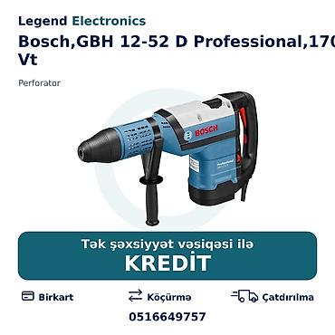 acar yazan: Elan başlığı: Perforator Bosch, GBH 12-52 D Professional, 1700 Vt — 1