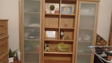 диктофоны купить: Китеп үчүн шкаф, Колдонулган, Жыгач