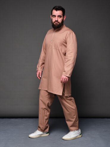 мусульманский спортивный костюм мужской: Костюм цвет - Коричневый