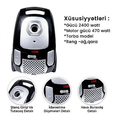 silver tozsoran: №: 232 Məhsulun adı: Tozsoran Silver SL-306, 2400 Vt, 1.5 L Brend — 1